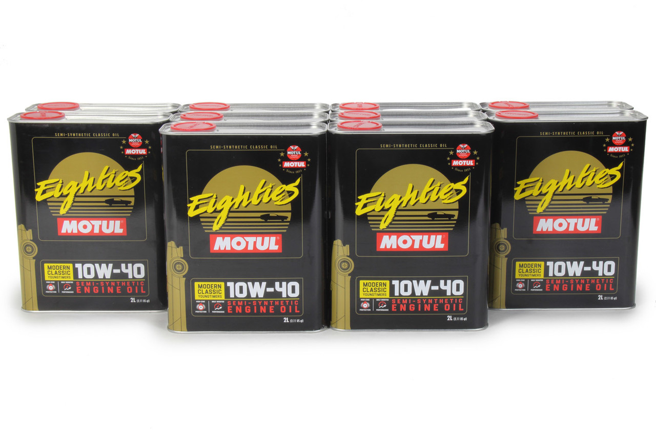 Motul Usa Classic Eighties Oil 10w 40 Case 10 x 2 Liter 110619
