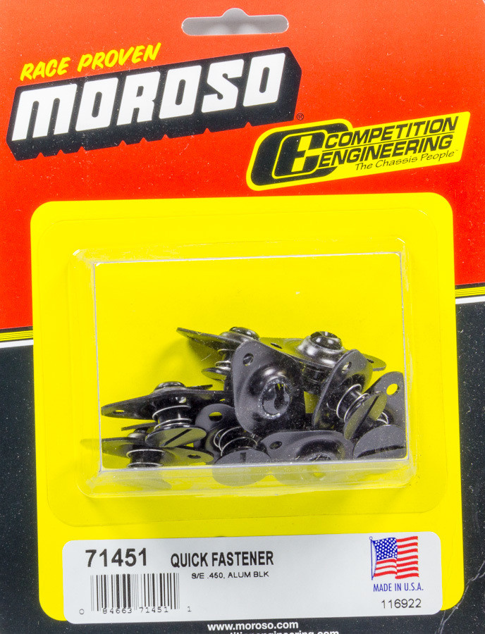 Moroso Self Ejecting Fasteners .450in Short Body 71451
