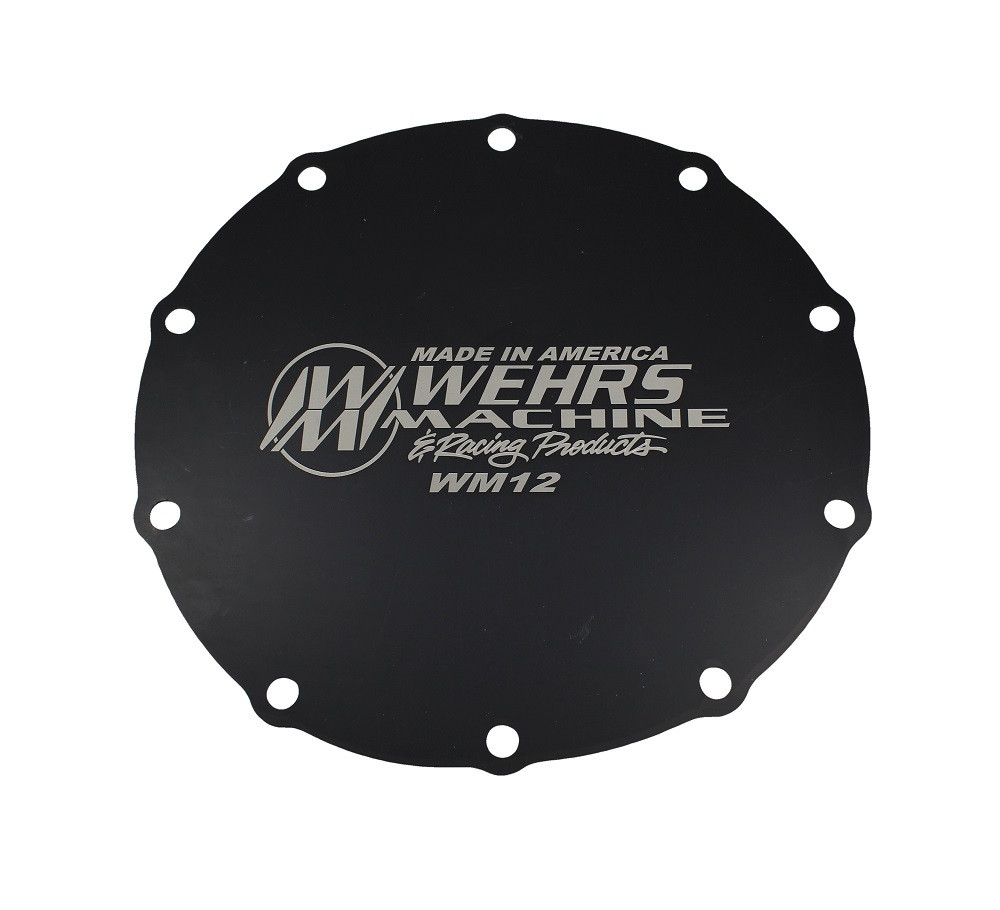 Wehrs Machine Ford 9in Cover Black Ano Aluminum. WM12