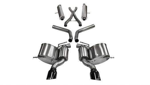 Corsa Performance Exhaust Cat-Back - 2.75i n Cat-Back Dual Rear Ex 14466BLK
