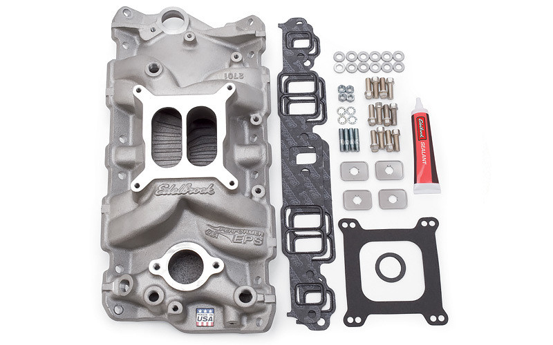 Edelbrock SBC 2701 Intake Manifold and Installation Kit 2040