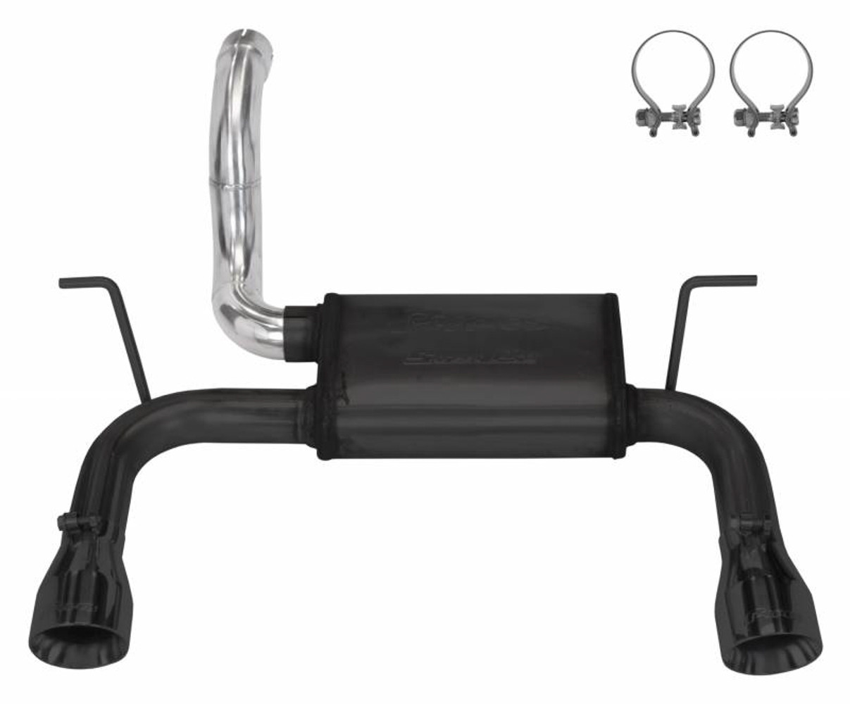 Pypes Performance Exhaust 18- Jeep Wrangler JL 2. 0/3.6L Axle Back Exhaust SJJ24SB