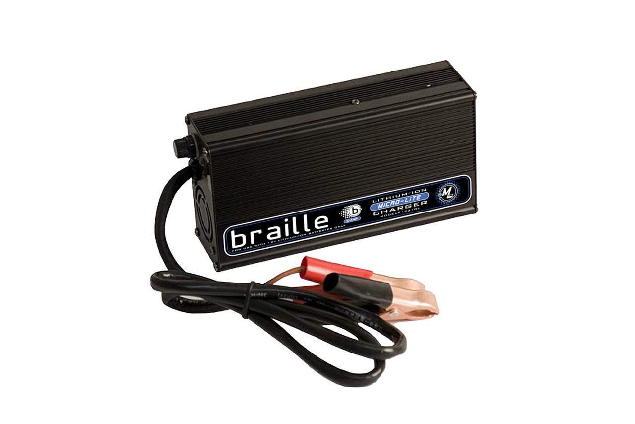 Braille Auto Battery Lithium Battery Charger 10amp Micro-Lite 12310L