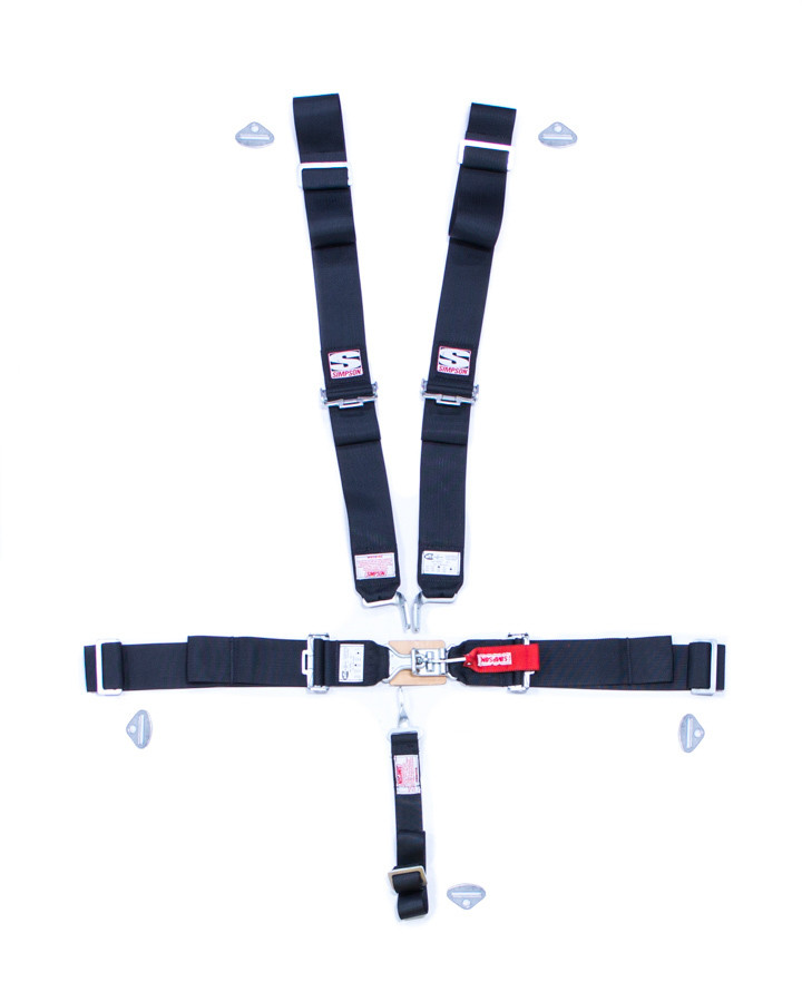 Simpson Safety 5-pt Sport Harness Systm LL P/D B/I Ind 55in 29043BK