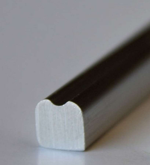 Clayton Machine Works Aluminum Trim Grooved 4 Ft. AEG-4