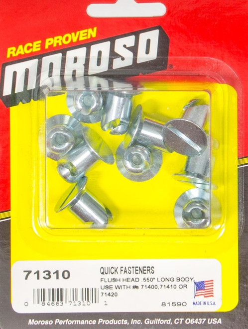 Moroso Flush Head Quik Fastener .550in Long Body 71310