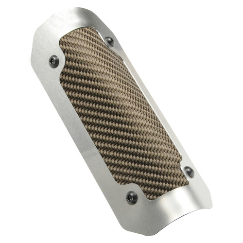 Design Engineering Flexible Heat Shield 4in x 8in Brushed/Titanium 10903