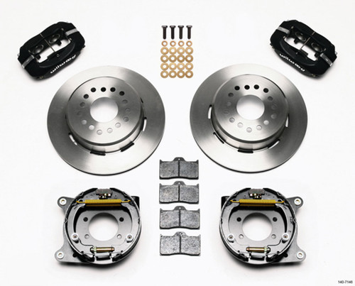 Wilwood Disc Brake Kit w/PB 8.8 Ford 5 Lug 140-7146