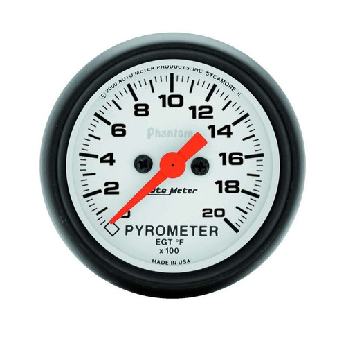 Autometer 2-1/16in Phantom 2000 Degree Pyrometer 5745