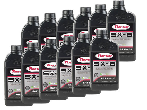 Torco SX-8 5w30 Synthetic Oil Case 12x1 Liter Dexos1 A120530CE
