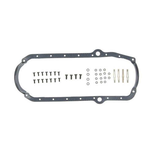 Mahle Original/Clevite Oil Pan Gasket Set - SBC 75-79 w/Thick Frt Seal OS32457