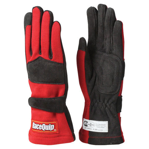 Racequip Gloves Double Layer Small Red SFI 355012