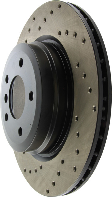 Stoptech Sport Cross Drilled Brak e Rotor 128.34080R