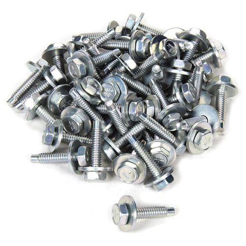 Allstar Performance Body Bolt 1-1/8in 50pk Silver ALL16555-50