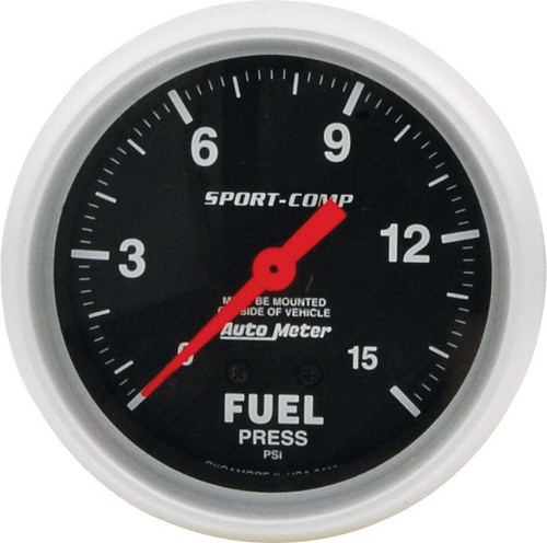 Allstar Performance Repl ATM FP Gauge 15psi Sport Comp 2-5/8in ALL80134