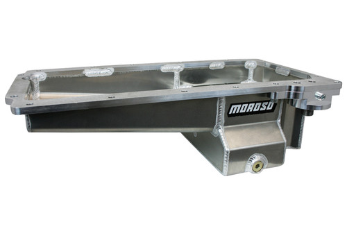 Moroso GM LS Swap Oil Pan RR 7qt Baffled - Aluminum 21159
