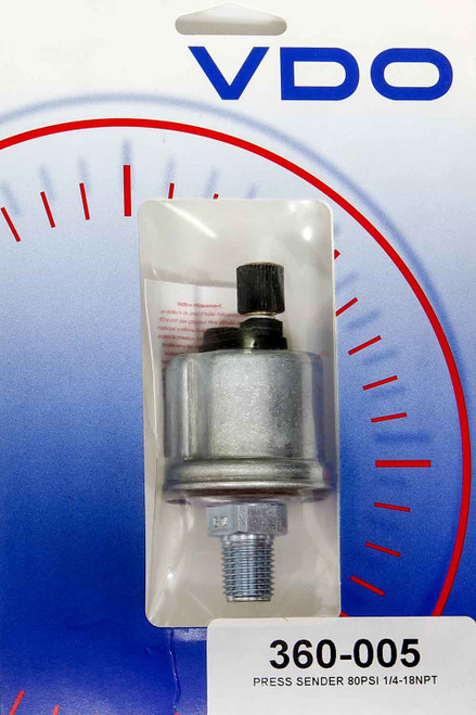 Vdo Oil Press.Sender 0-80psi 360-005
