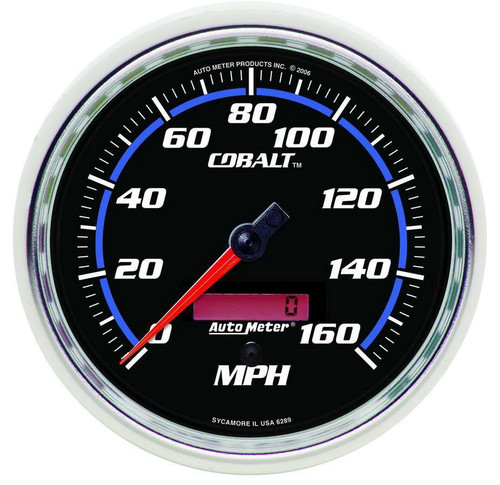 Autometer 5in C/S In-Dash Speedo 160 MPH 6289