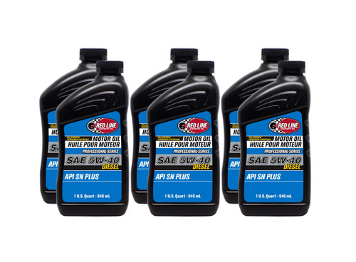 Redline Oil Pro-Series 5w40 Oil Case 12 x 1 Quart Diesel 12714 CASE/12