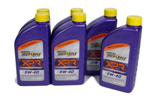 Royal Purple 5w40 XPR Racing Oil Case 6 x 1 Quart 6042