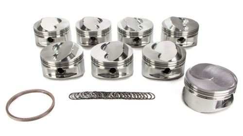 Je Pistons SBC Domed Piston Set 4.125 Bore +12.9cc 182063