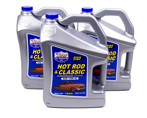 Lucas Oil 10w40 Petroleum Oil 3x5 Qt Jug 10683