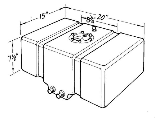 Jaz 8-Gallon Drag Race Cell 250-008-01