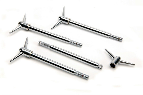 Mr. Gasket Chrome Y Wing Bolts 9829