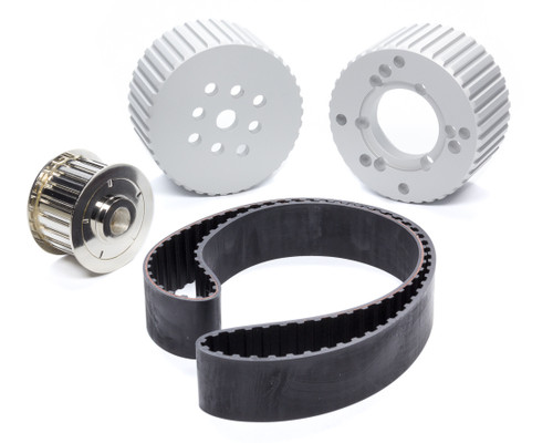 Racing Power Co-Packaged Small Block Chevy Gilmer Drive Pulley Kit SWP R8710
