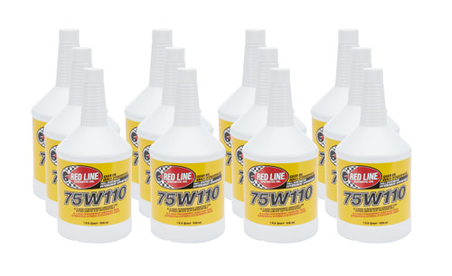 Redline Oil Gear Oil 75w110 Case 12x1 Quart GL-5 57804 Case/12