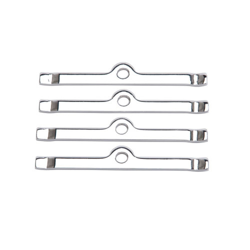 Edelbrock Chrome V/C Hold-Down Tabs - 4pcs. 4404