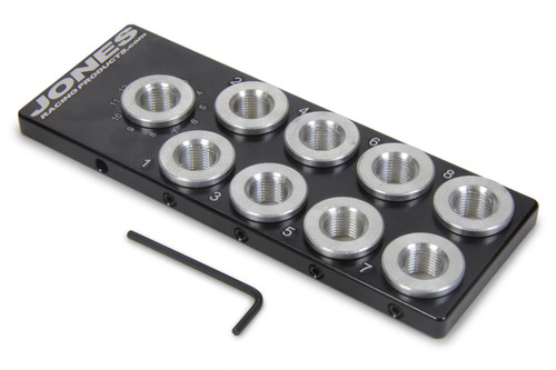 Jones Racing Products Spark Plug Indexer 9 Hole w/ Rotatable Insert SP-8101-V8-A
