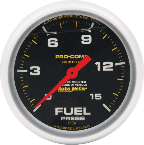 Allstar Performance Repl ATM FP Gauge 15psi Pro Comp 2-5/8in ALL80136