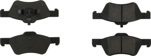 Centric Brake Parts Posi-Quiet Semi-Metallic Brake Pads with Hardwar 104.1047