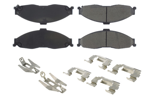 Centric Brake Parts Posi-Quiet Ceramic Brake Pads with Shims and Har 105.0749