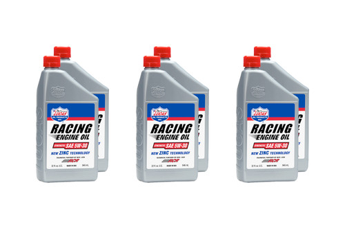 Lucas Oil Synthetic SAE 5W30 Raci ng Oil Case 6 x 1 Quart 10885