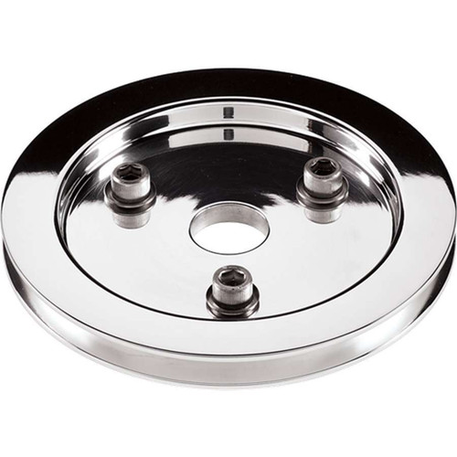 Billet Specialties Polished SBC 1 Groove Lower Pulley 81120