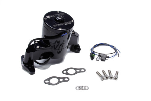 Meziere SBC Billet HD Electric Water Pump - Black WP101SHD