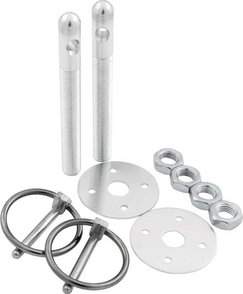 Allstar Performance Alum Hood Pin Kit 3/8In Silver All18480