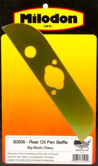 Milodon BBC Rr Pan Baffle 32505