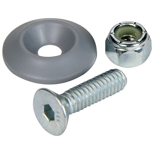 Allstar Performance Countersunk Bolt Kit Silver 50Pk All18685-50
