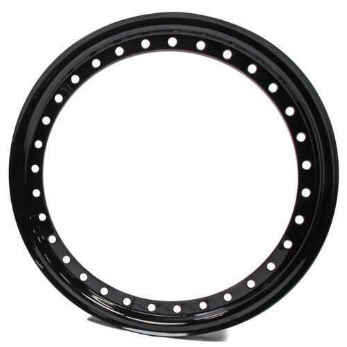 Aero Race Wheels 15in Outer Bead Lock Ring Black 54-500023