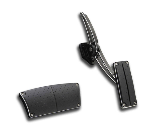 Clayton Machine Works Throttle Pedal Kit Black 70-81 Camaro Auto Trans TA-206-BKA2