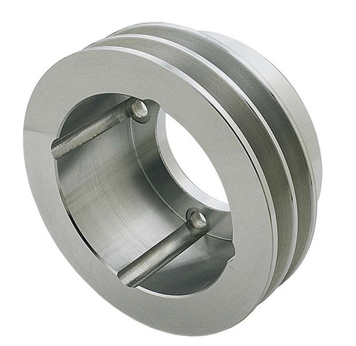 Trans-Dapt Olds Alum. Crankshaft Pulley Double Groove 6995