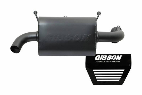 Gibson Exhaust Polaris UTV Single Exhau st Black Ceramic 98020