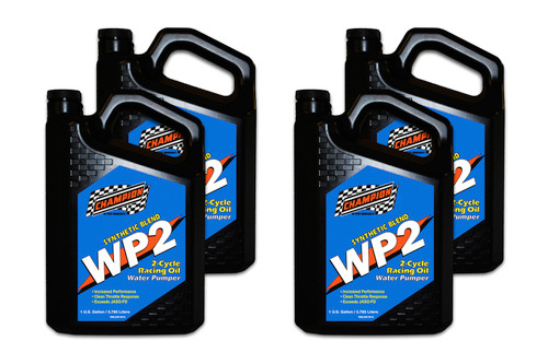 Champion Brand WP2 2 Cycle Racing Oil JASO FD Case 4 x 1Gallon 4090N/4