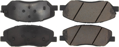 Centric Brake Parts Posi-Quiet Ceramic Brake Pads with Shims and Har 105.1202