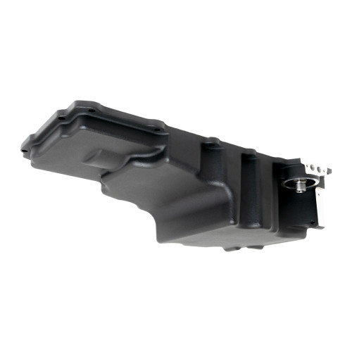 Racing Power Co-Packaged GM LS Engine Aluminum Oil Pan 6 Qt. Black R8465BK