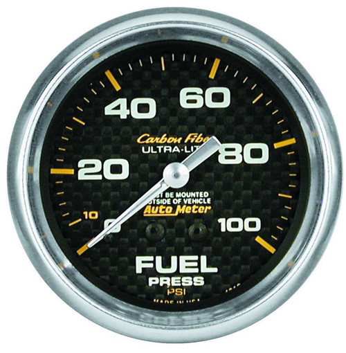Autometer C/F 2-5/8in Fuel Pressure Gauge 0-100PSI 4812