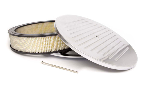 Racing Power Co-Packaged 14x3 Alum Round Milled Flat Base A/C R6802